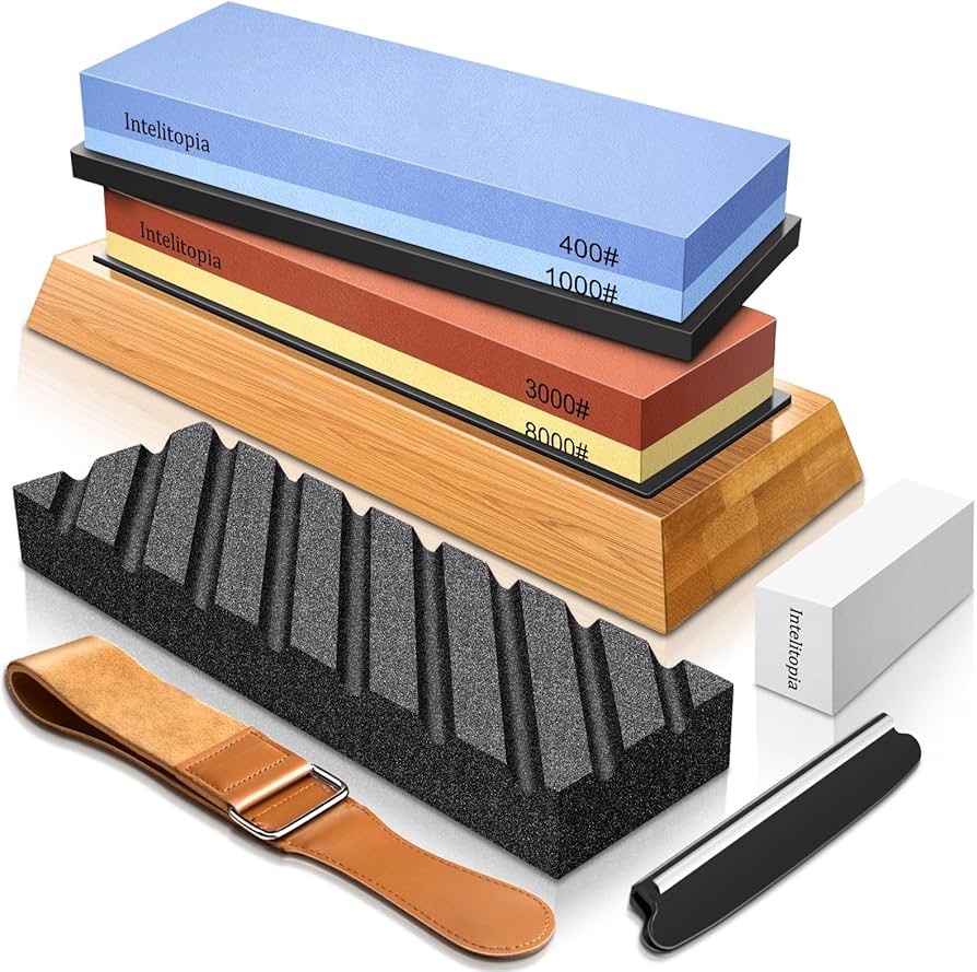 Knife sharpening stone kits